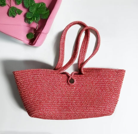 Wannabe Solid Cotton Tote Bag Women Shoulder Bag