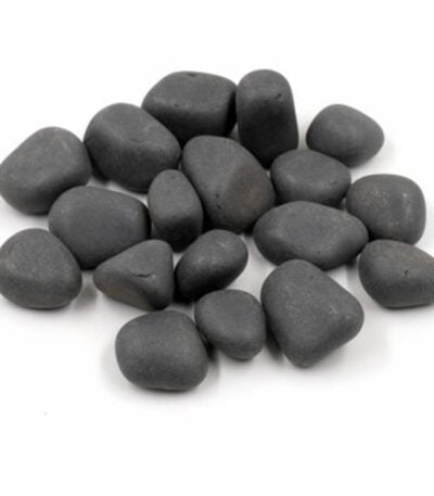Black Unpolished Pebbles – 30-80mm