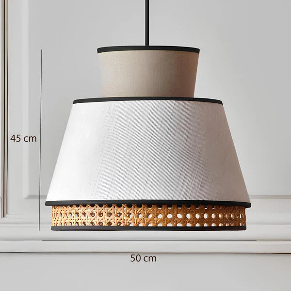 Blaze Rattan Cane Hanging Light