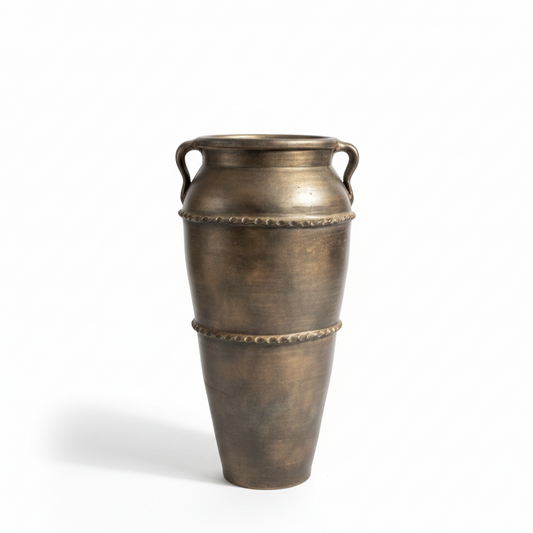 Glorious Buxor Terracotta Antique Statement Urn