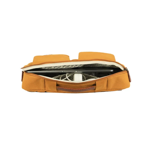 Cleveland Laptop Sleeve Bag for Men & Women Mustard