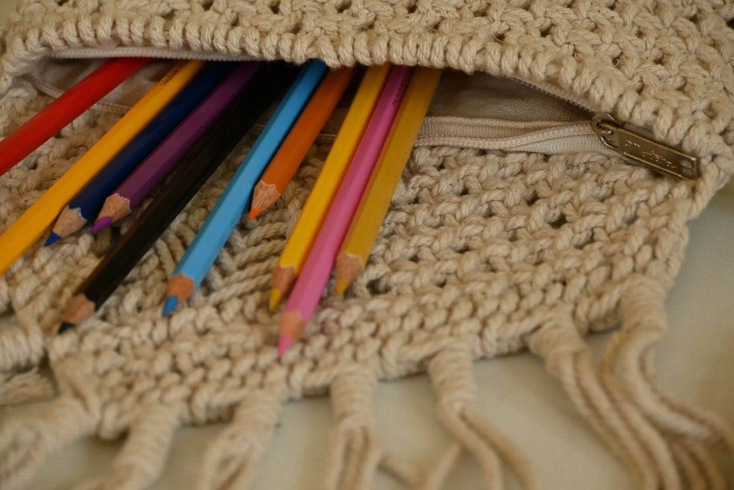 Handmade Macramé Crossbody Bag