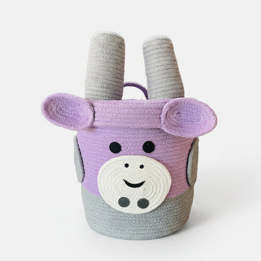 Hand-Woven Giraffe Storage Hamper