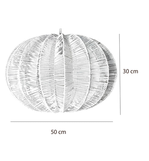 Handcrafted Bamboo Rattan Pendant Light Hem