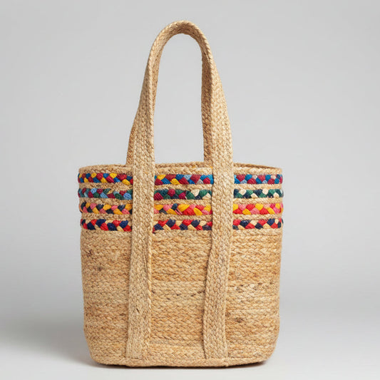 Natural Jute & Cotton Handcrafted Handbag