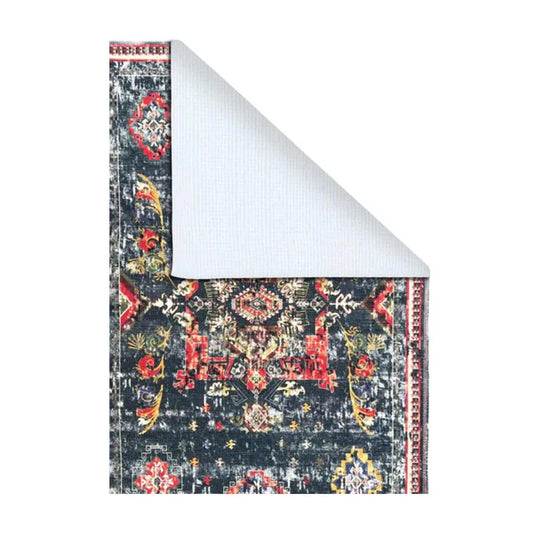 Printed Vintage Dhurrie Carpet Rug Runner Floor Mat for Living Room Bedroom 3.5 X 5.5 Feet