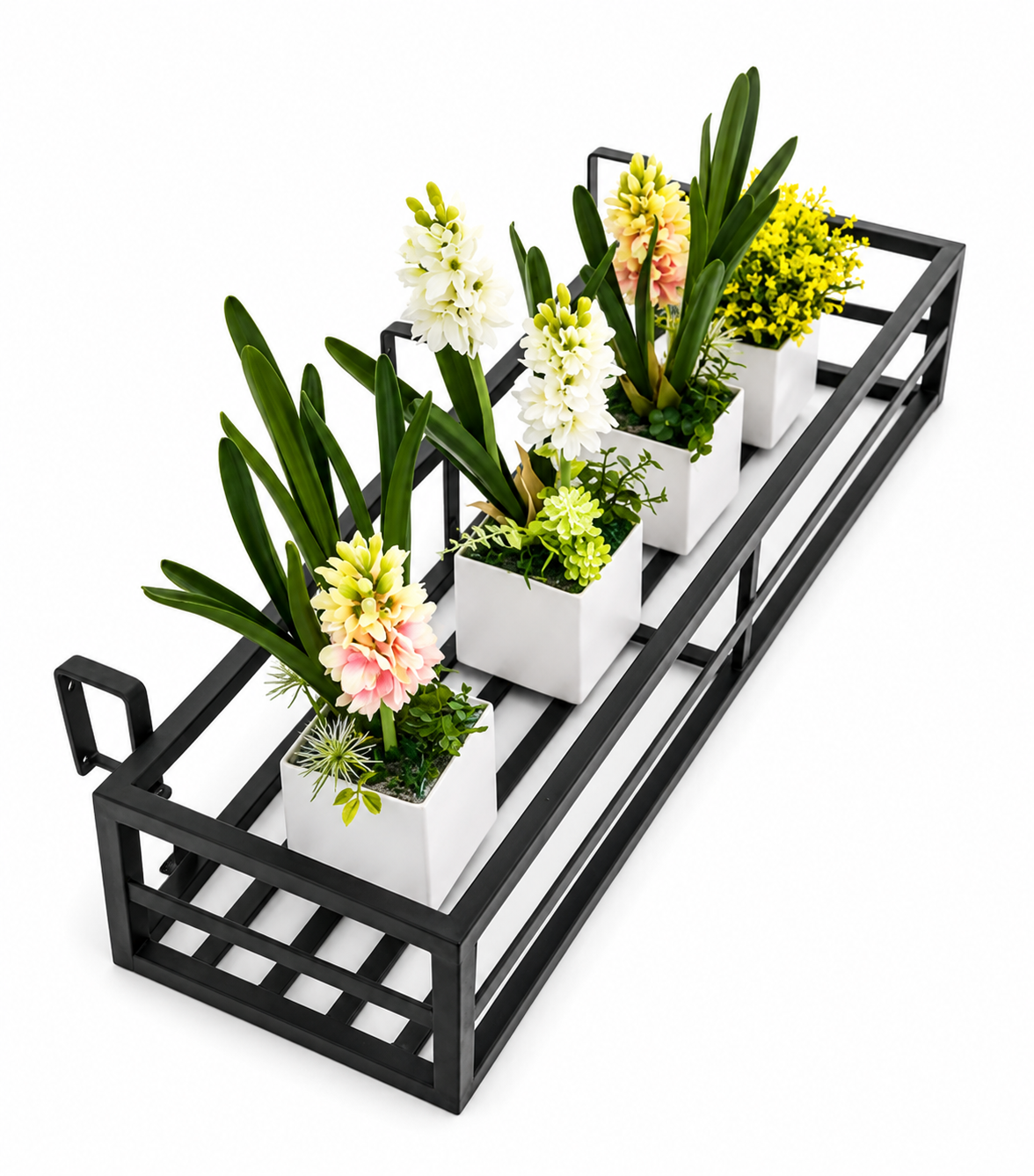Mild Steel Rectangular Multi-Tier Plant Stand