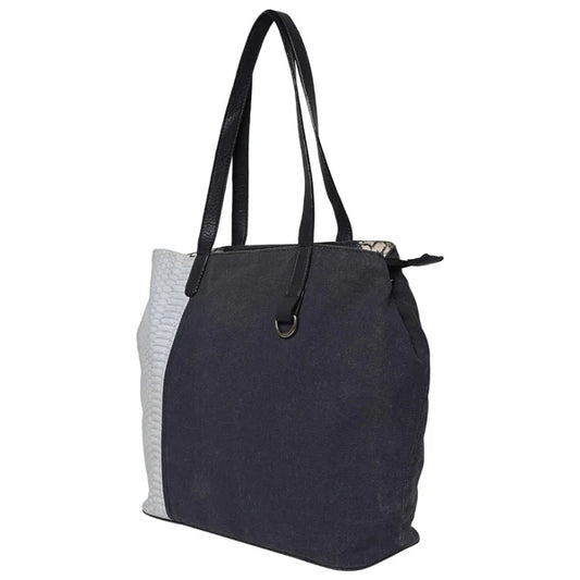 Mischa Handbag: Denim