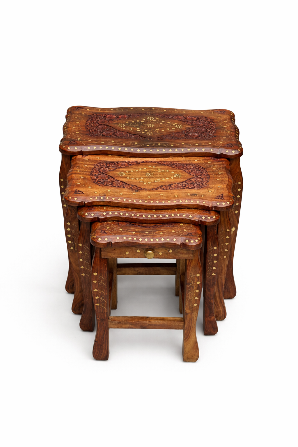 Premium Sheesham Wood Nesting Tables