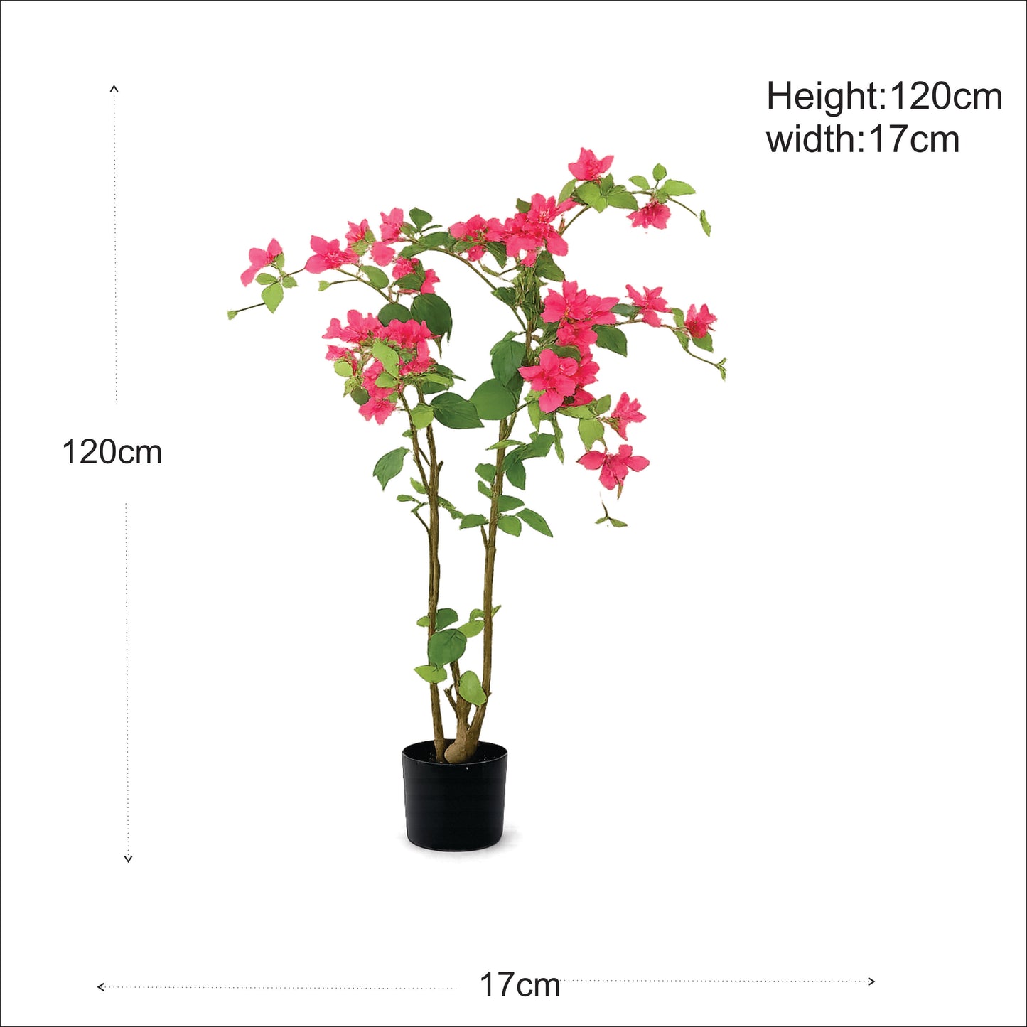 Premium Artificial Pink Bougainvillea Tree