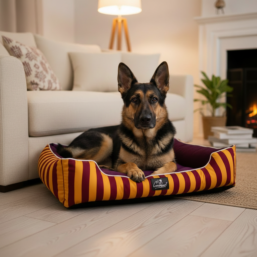 Premium Printed Dog Lounger Bed
