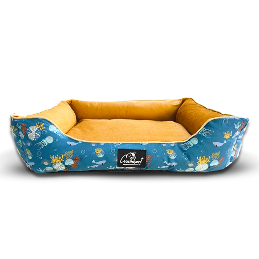 Premium Printed Dog Lounger Bed