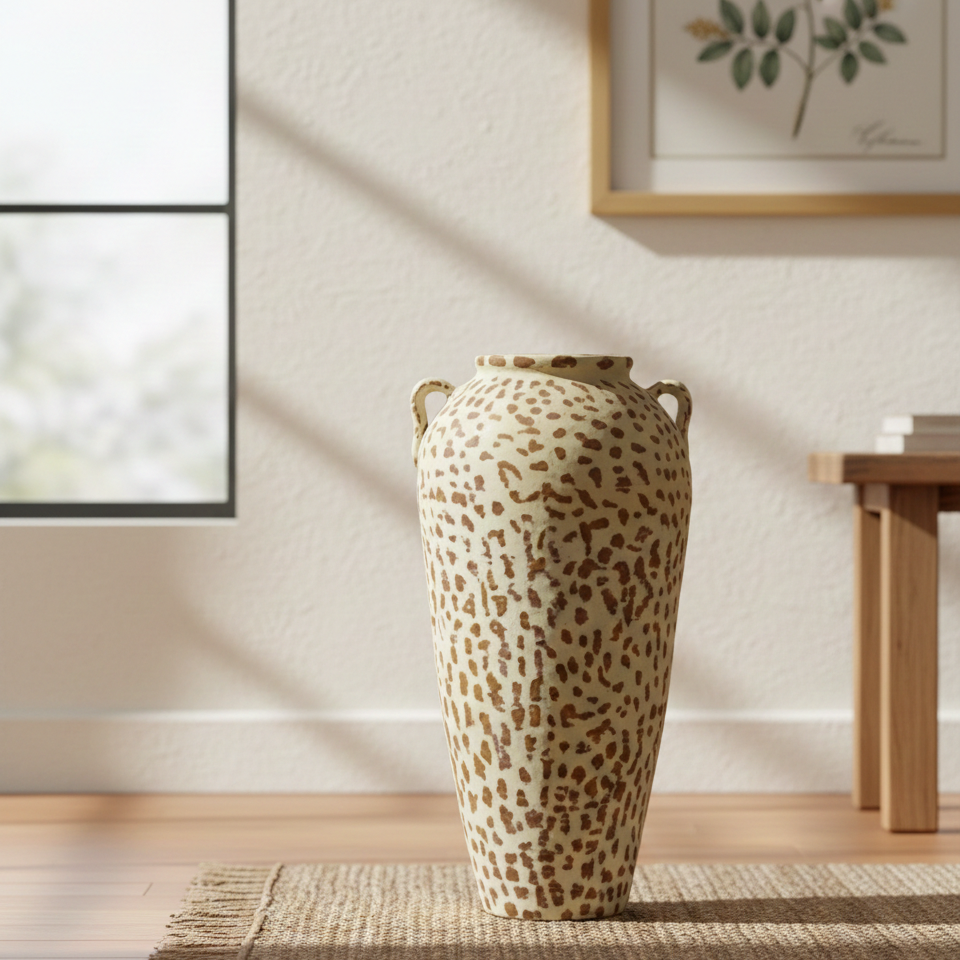 Epic Shergarh Terracotta Amphora Urn – Handcrafted Timeless Decor for Indoors And Outdoors 26″, 30″ & 36″