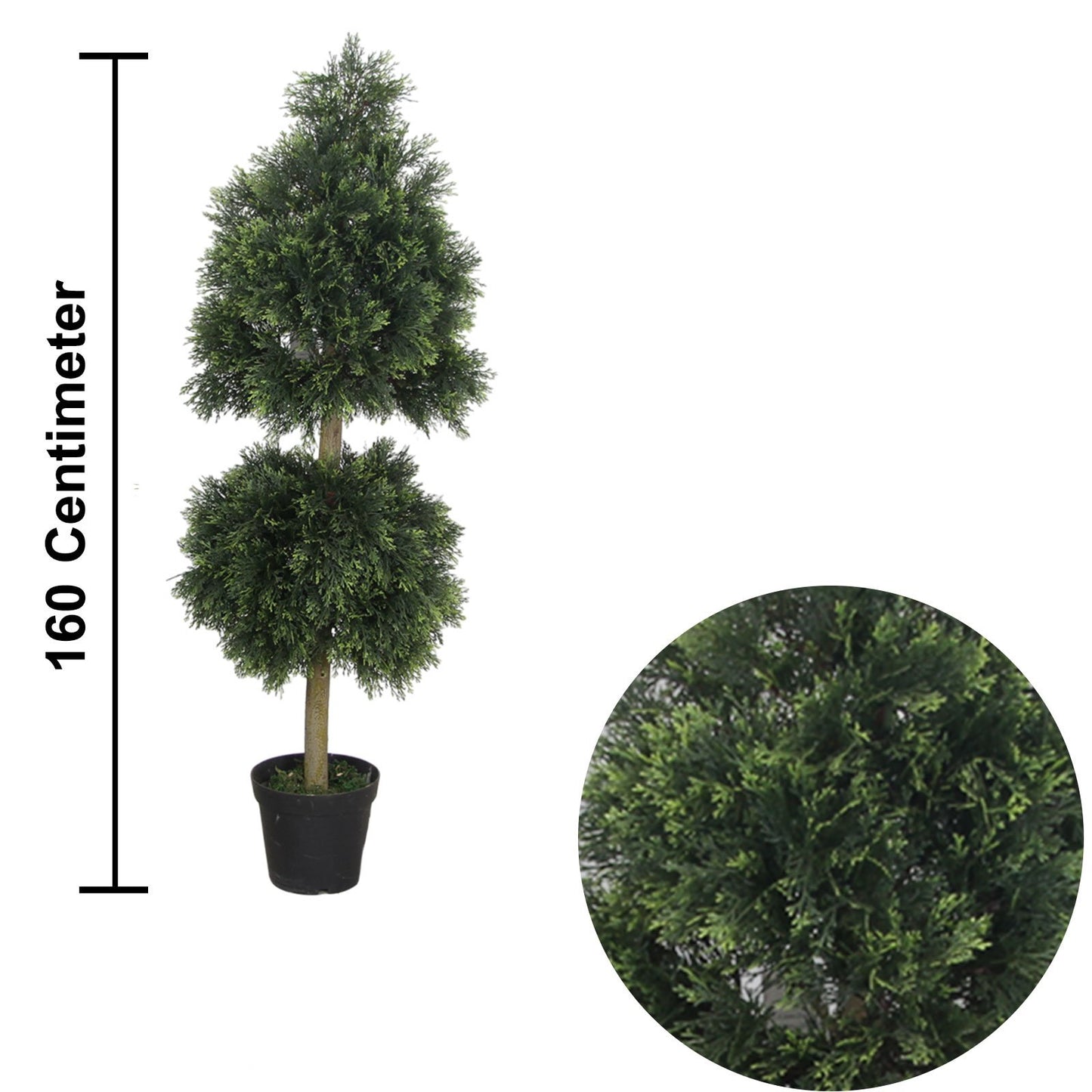 Artificial Cypress Tree 63″| Tall Indoor Faux Topiary
