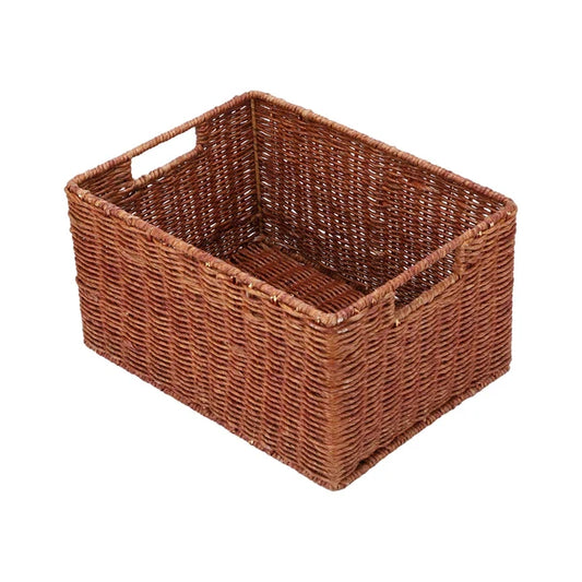 Sonal Handwoven Wicker & Cane Storage Basket