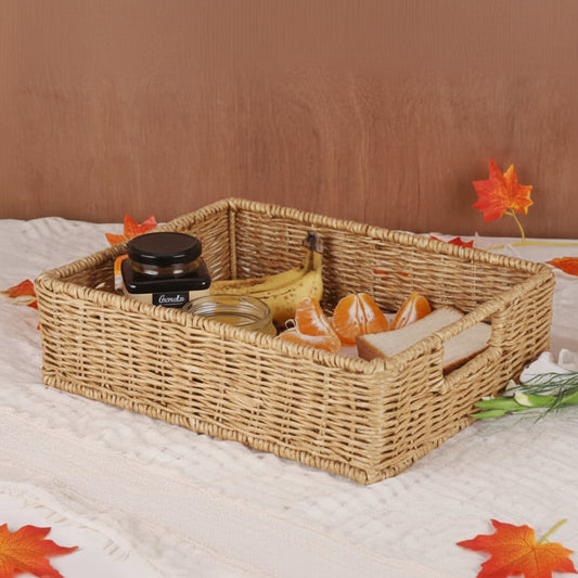 Tara Handwoven Kauna Grass Bathroom Storage Basket