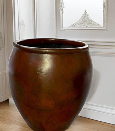 Elegant Bhalki Terracotta Planter – Handmade Earthy Brown Large Terracotta Planter 26″, 30″ & 36″