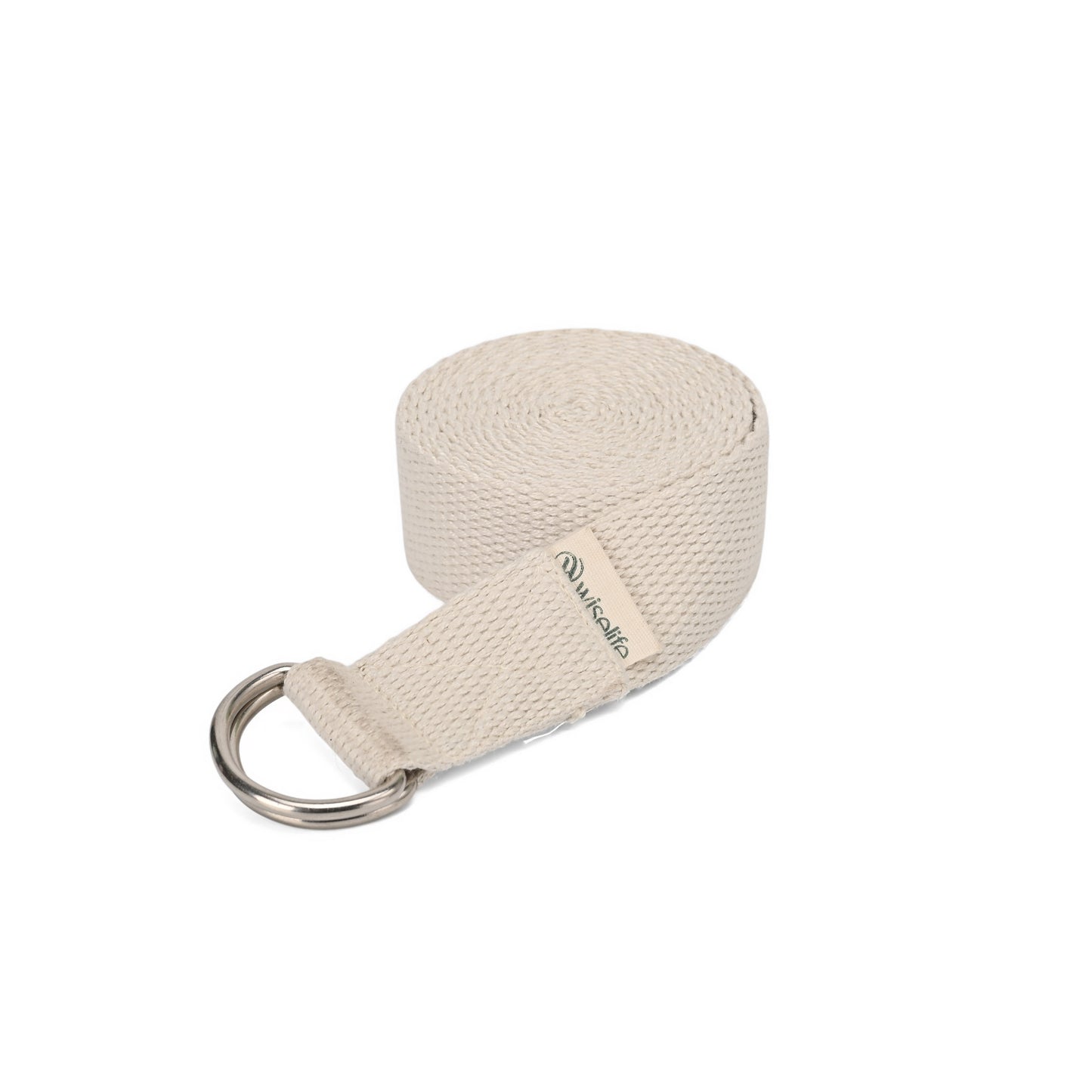Wifelife Premium Cotton Yoga Stretch Belt White