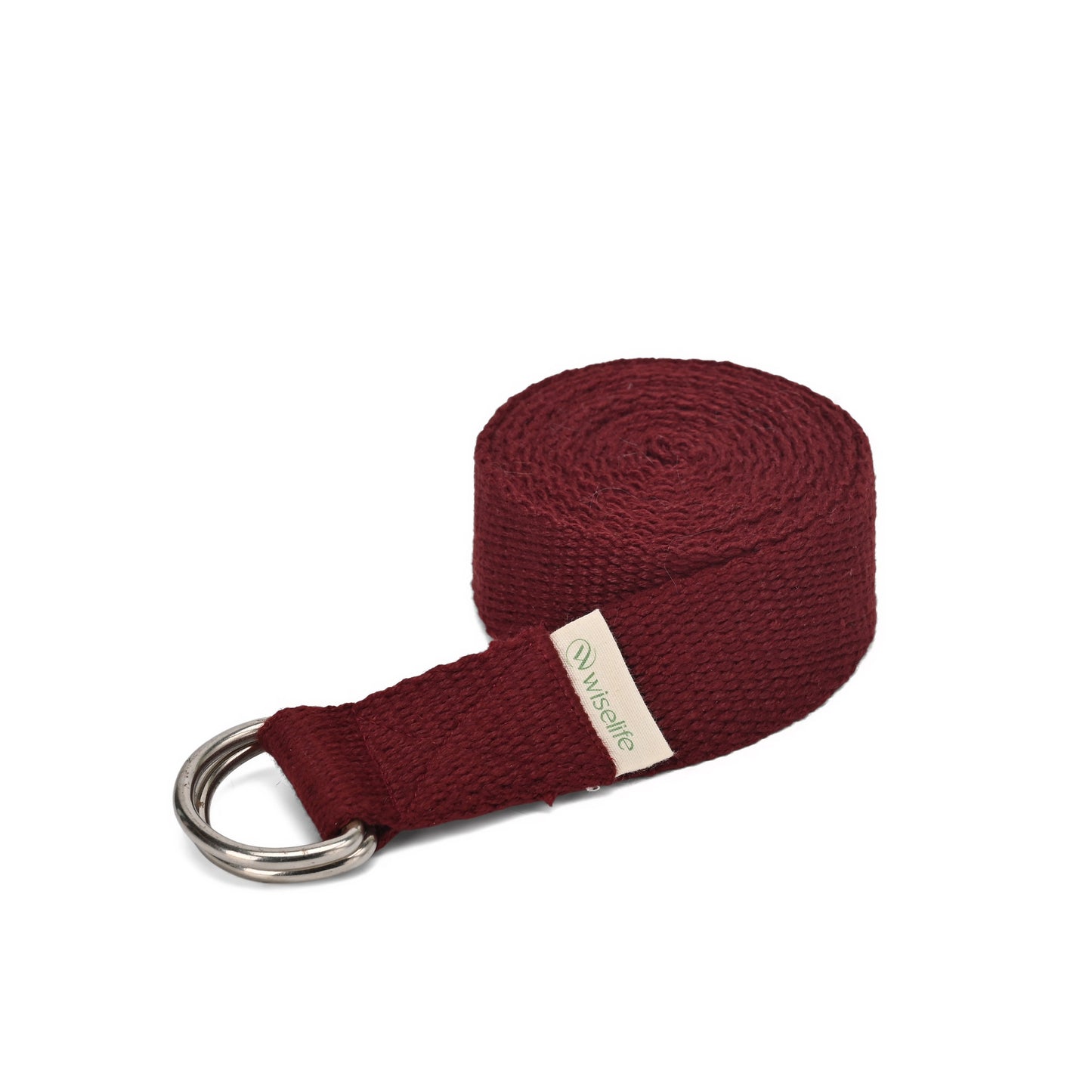Wifelife Premium Cotton Yoga Stretch Belt Burgundy