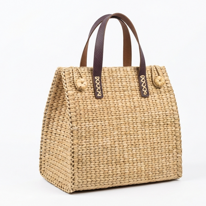 Hand-Stitch Kauna Grass Hand Bag