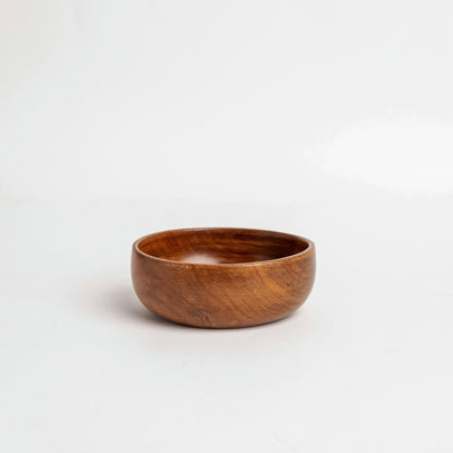 Azela Bowl Set of 6 | Handcrafted Sheesham Wood Snack & Soup Bowls