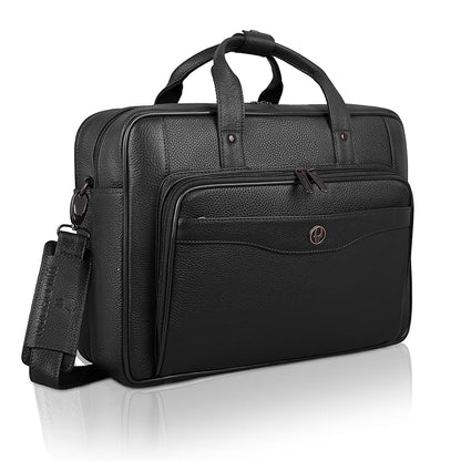 Wildhorn Executive Leather Attache & Work Bag | Premium Business Travel Bag