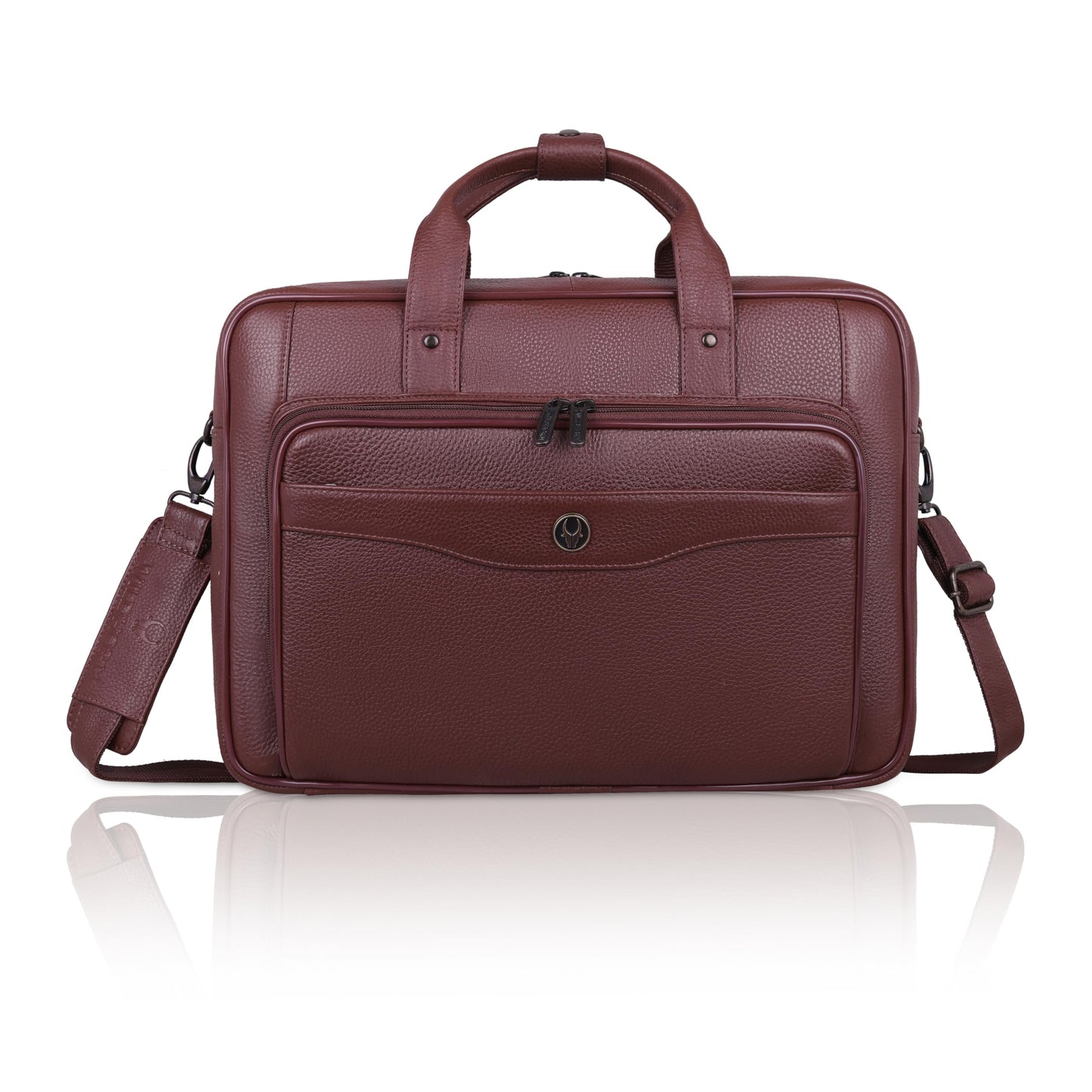 Wildhorn Executive Leather Attache & Work Bag | Premium Business Travel Bag