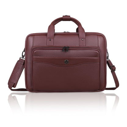 Wildhorn Executive Leather Attache & Work Bag | Premium Business Travel Bag