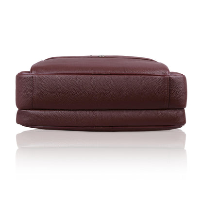 Wildhorn Executive Leather Attache & Work Bag | Premium Business Travel Bag