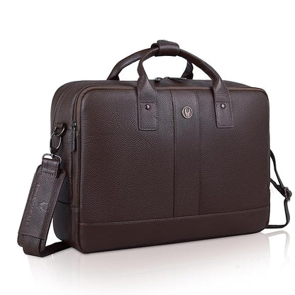 Wildhorn Slim Genuine Leather Office Bag for Men & Women | Vintage Shoulder Satchel