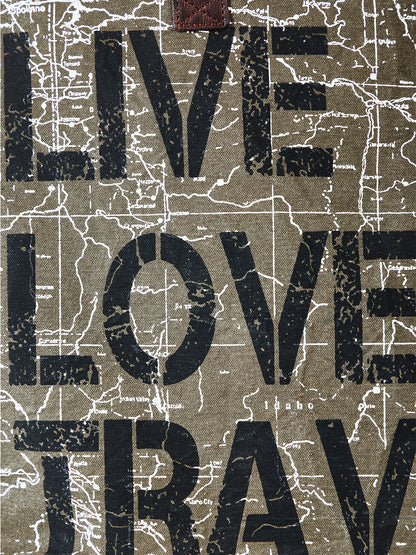 Live Love Travel Weekender Handbag For Men & Women