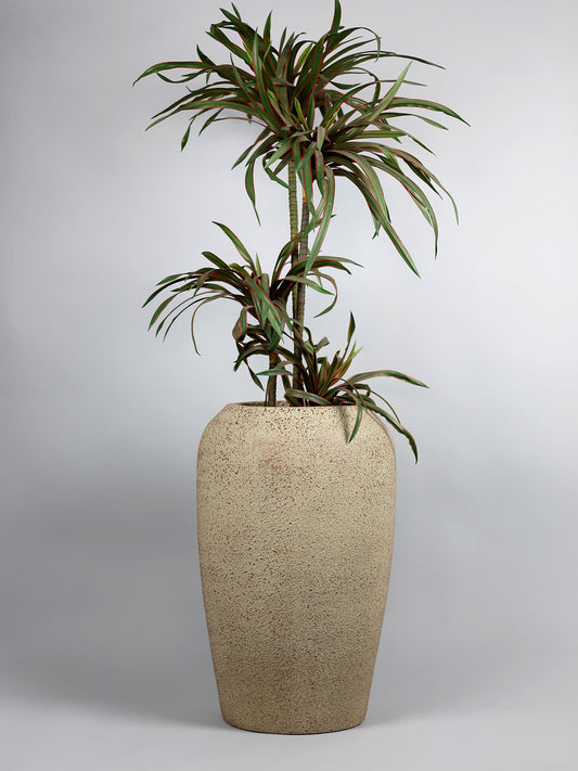 Velvet Rust Patina Fiberglass Planter