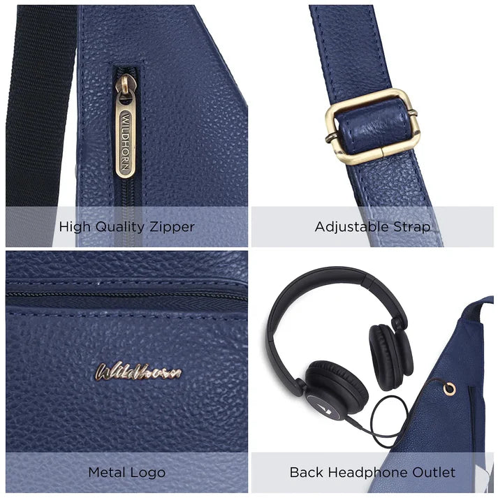 Wildhorn Ottawa Premium Leather Crossbody Sling Bag