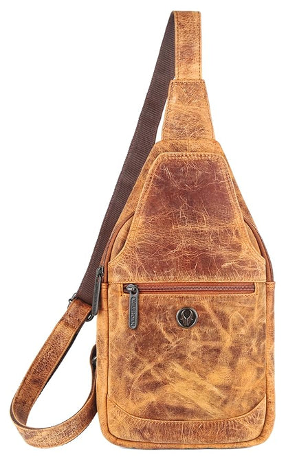 Wildhorn Premium Genuine Leather Sling Crossbody Bag