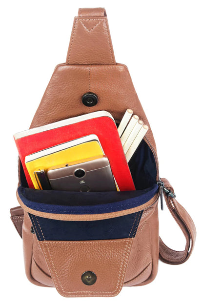 Wildhorn Premium Genuine Leather Sling Crossbody Bag