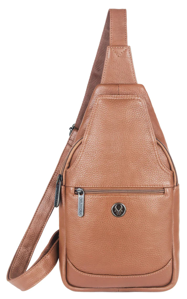 Wildhorn Premium Genuine Leather Sling Crossbody Bag