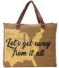 Let’s Get Away Weekender Handbag For Men & Women