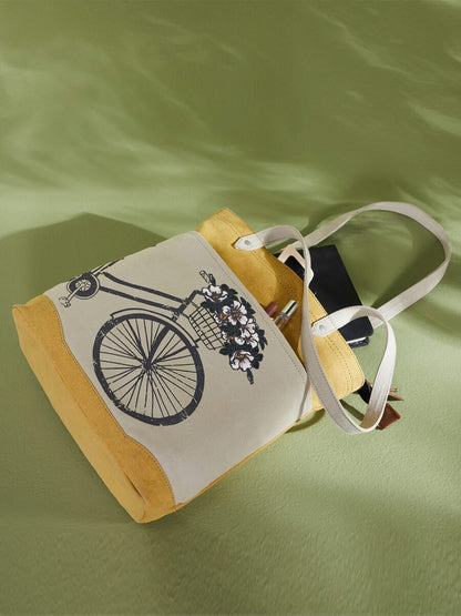 Large Canvas Handbag for Women | Zipper Tote Bag for Grocery