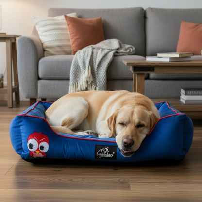 Premium Embroidered Dog Lounger