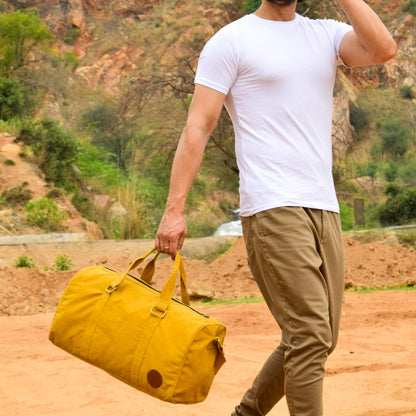 Ayn Duffle Bag For Men & Women 30L – Mustard