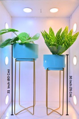 Tiered Cylinder Plant Stand Set of 2 – Modern Home Decor