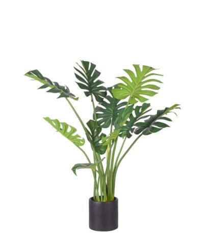 Monstera Faux Plant 44″ – Statement Piece for Modern Decor
