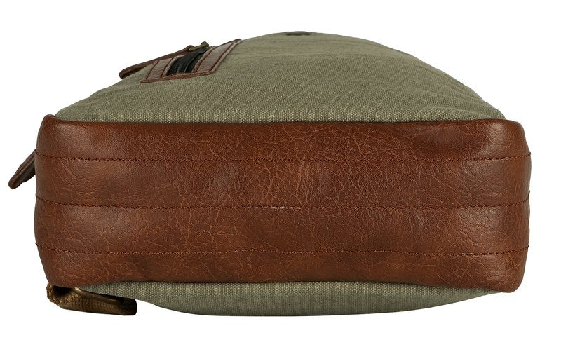 Artaflora – Canvas Upcycled Messenger Crossbody Vintage Sling Bag with Stylish Design both for Men and Women