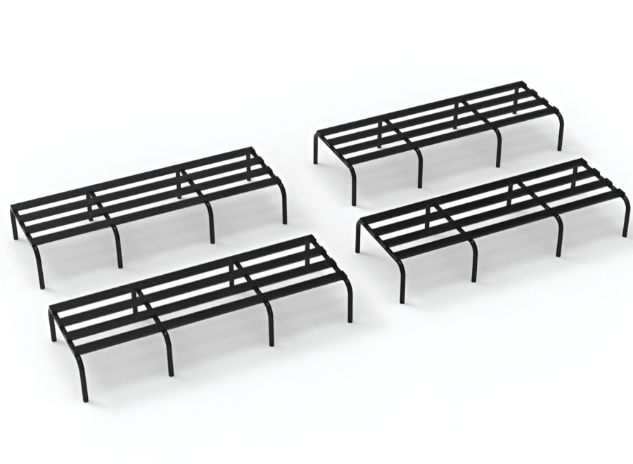 Single Tier Pipe Plant Stand – Minimal Iron Frame