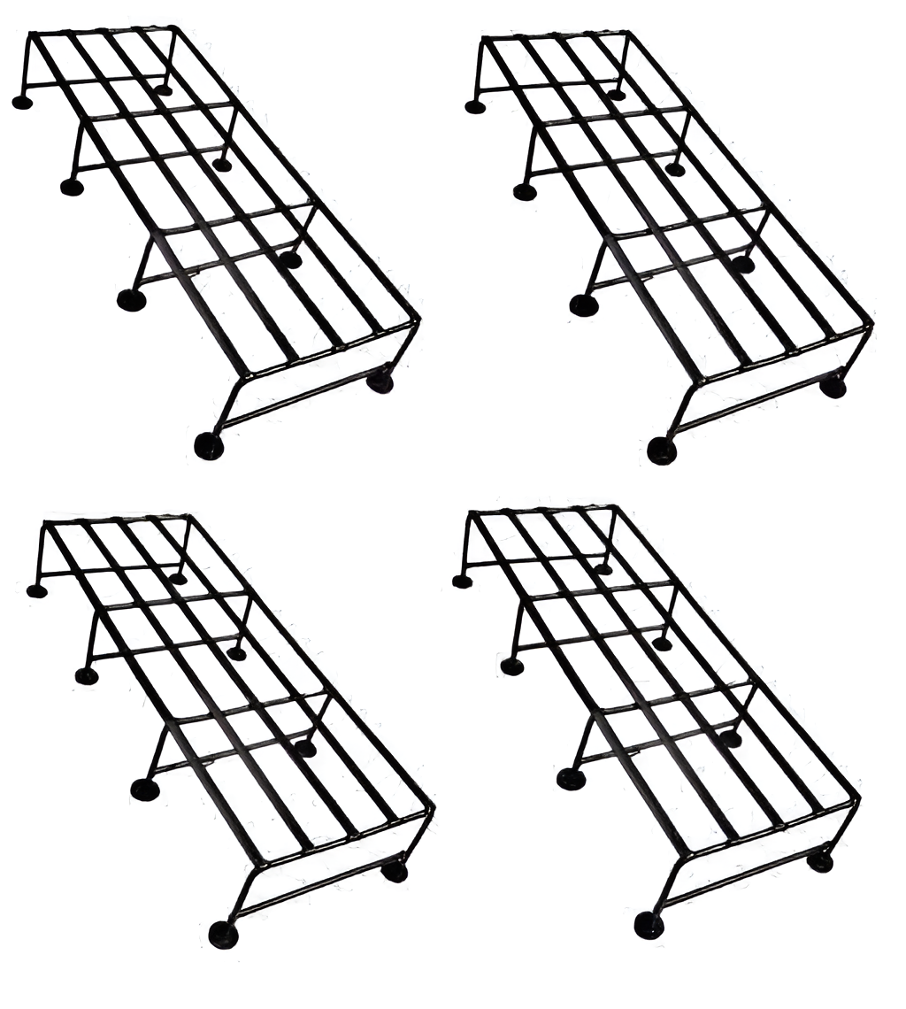Single Tier Iron Plant Stand – Compact Display Rack