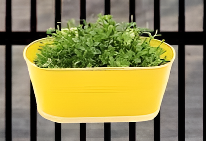 Iron Oval Hanging Pot