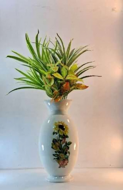 Large Handcrafted Metal Vase