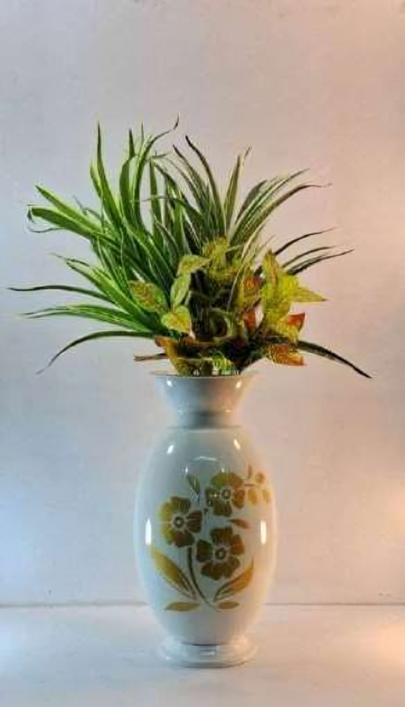 Large Handcrafted Metal Vase