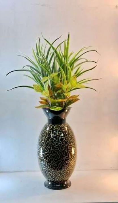 Large Handcrafted Metal Vase