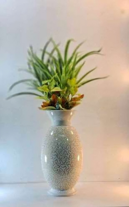 Large Handcrafted Metal Vase